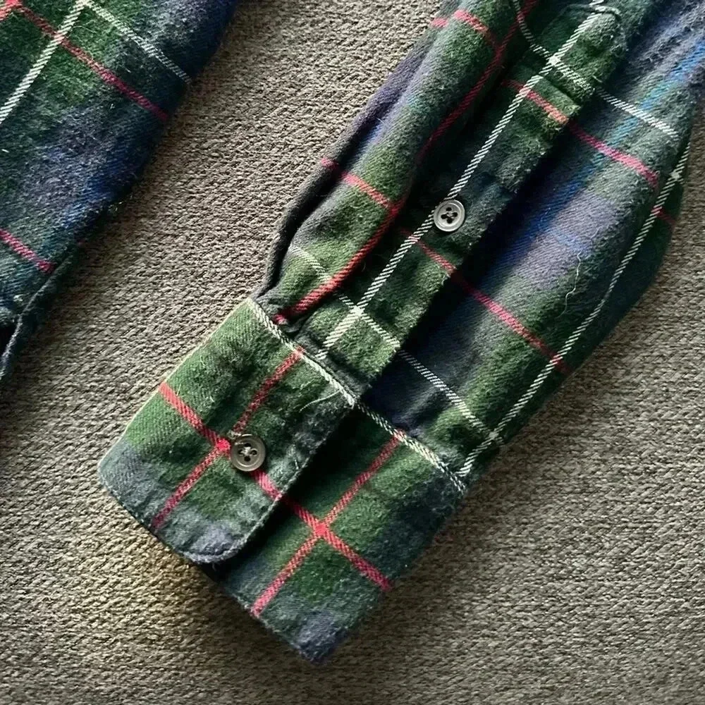 Madewell Plaid Flannel Long Sleeve Button Down Shirt Small